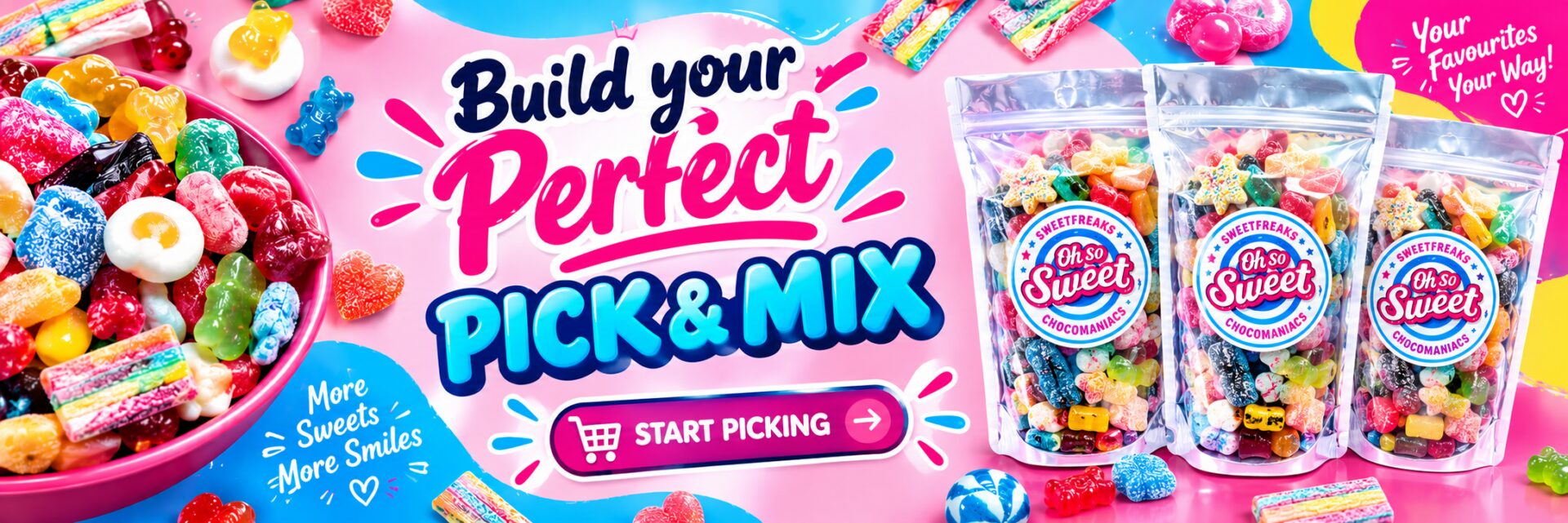 build you perfect pick and mix slider